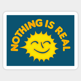 Nothing Is Real / Nihilist Sunshine Design Sticker